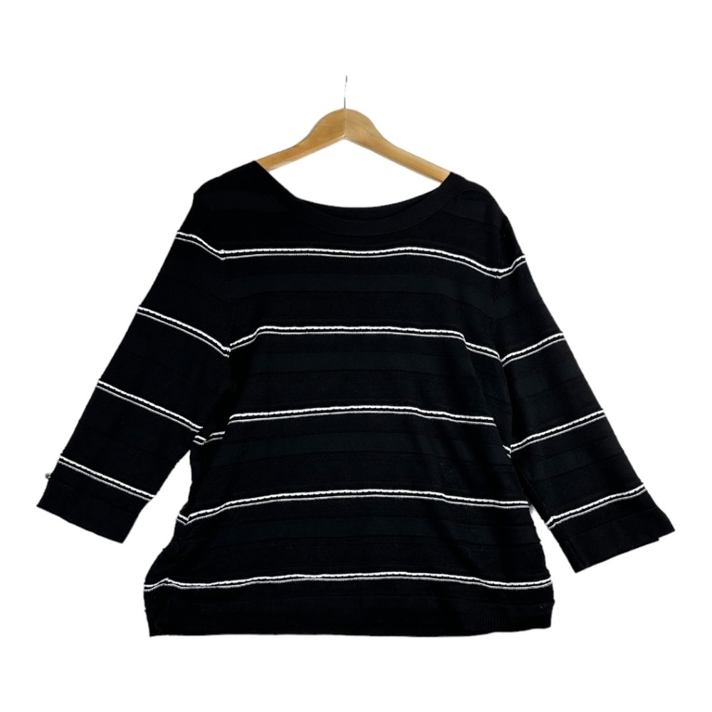 Liz Claiborne Long Sleeve Scoop Neck‎ Sweatshirt Size XXL AS IS